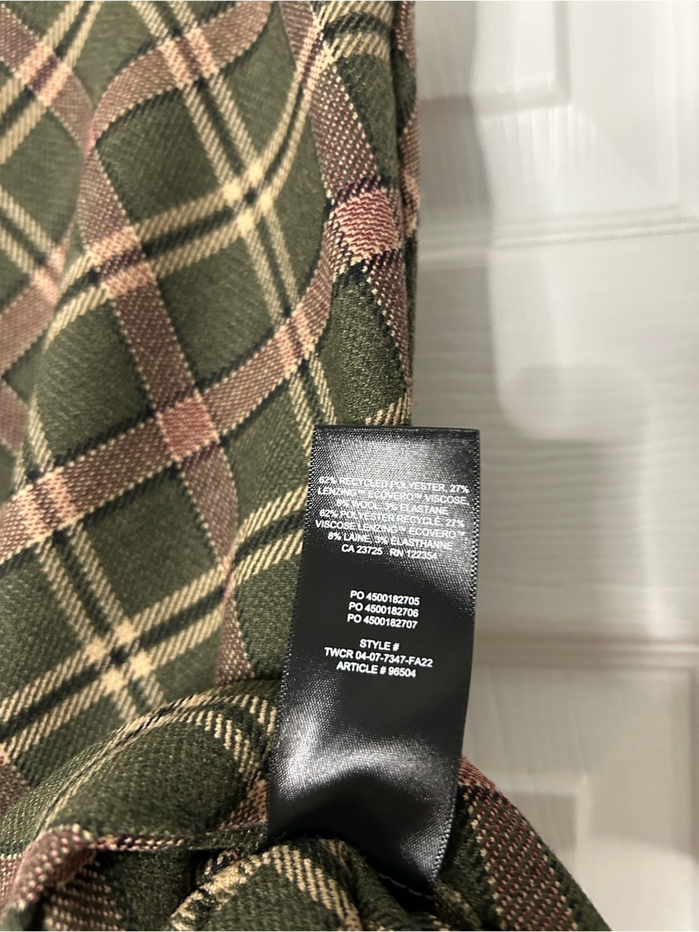 Aritzia Wilfred Classic Mini Skirt Plaid - Picture 10 of 11